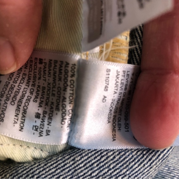 Levi’s Made In Japan Barrel Jeans Sz 27 NWT - Picture 9 of 10